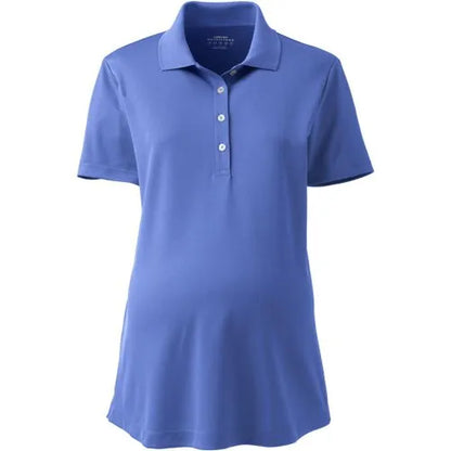 School Uniform Women's Maternity Active Solid Polo