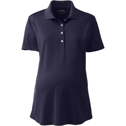 School Uniform Women's Maternity Active Solid Polo