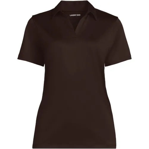 School Uniform Women's Short Sleeve Rapid Dry Sport Neck Polo Shirt