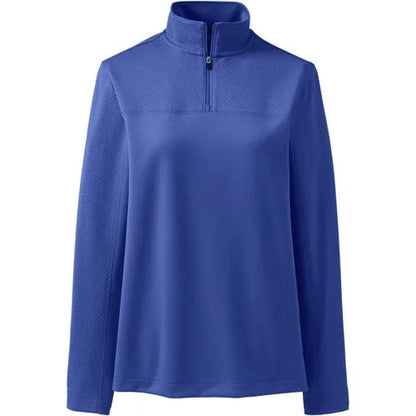 Women's Textured Quarter Zip Pullover