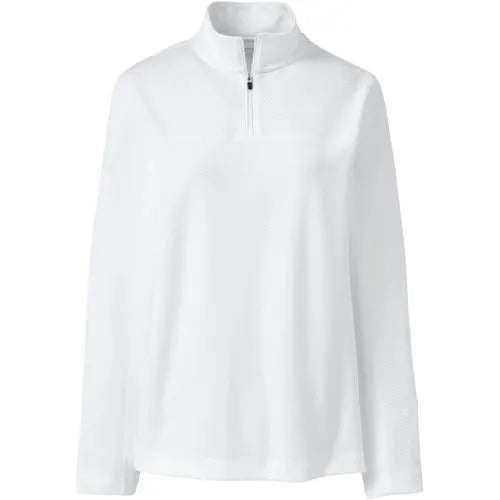 Women's Textured Quarter Zip Pullover