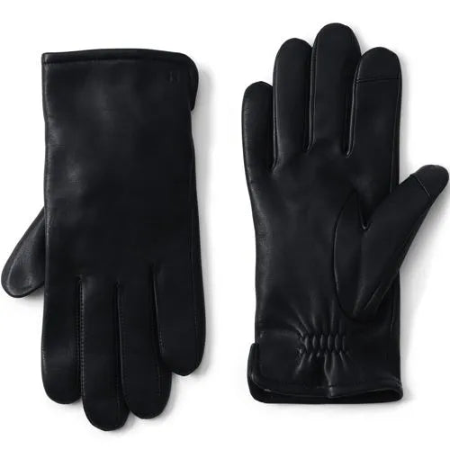 Men's Cashmere Lined EZ Touch Leather Glove