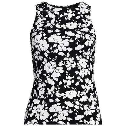Women's Plus Size High Neck UPF 50 Sun Protection Modest Tankini Swimsuit Top