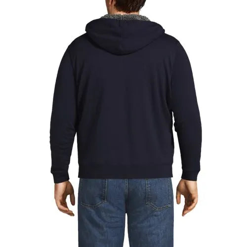 Men's Tall Serious Sweats Full Zip Sherpa Fleece Hoodie