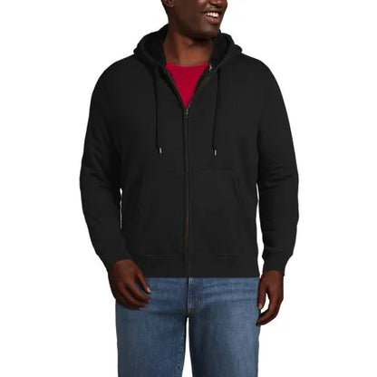 Men's Tall Serious Sweats Full Zip Sherpa Fleece Hoodie