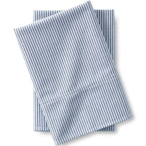 Cotton Oxford Stripe Bed Sheet Set