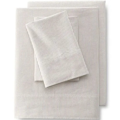 Cotton Oxford Stripe Bed Sheet Set