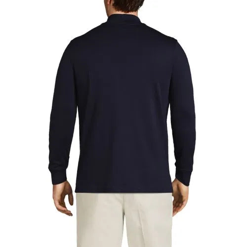 Men's Cotton Supima Mock Turtleneck