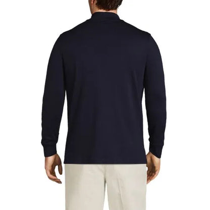 Men's Cotton Supima Mock Turtleneck