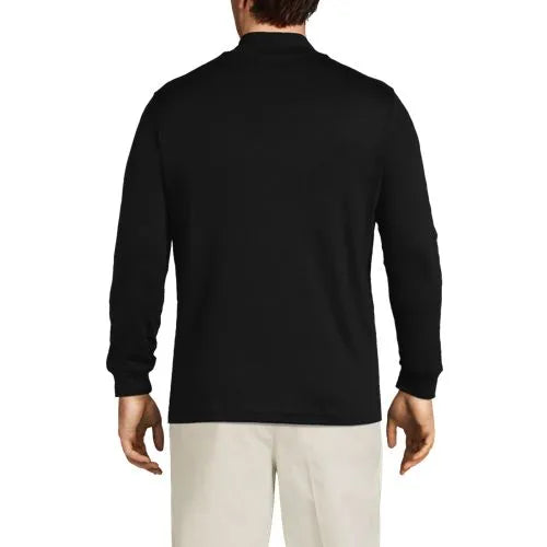 Men's Cotton Supima Mock Turtleneck