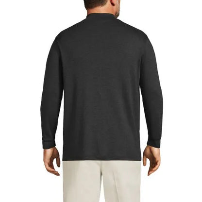 Men's Cotton Supima Mock Turtleneck