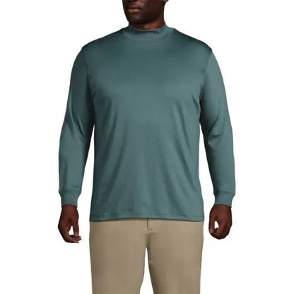 Men's Cotton Supima Mock Turtleneck