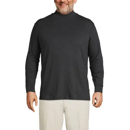 Men's Cotton Supima Mock Turtleneck