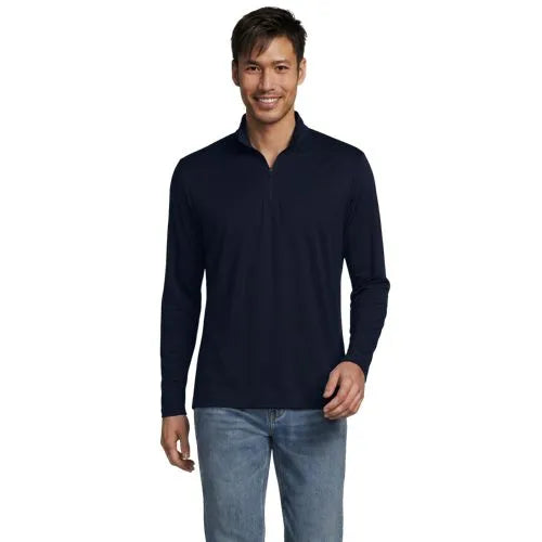 School Uniform Unisex Rapid Dry Quarter Zip Pullover