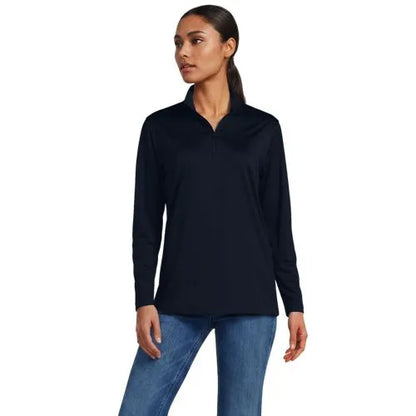 School Uniform Unisex Rapid Dry Quarter Zip Pullover