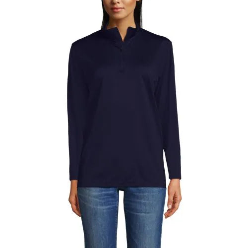 School Uniform Unisex Rapid Dry Quarter Zip Pullover