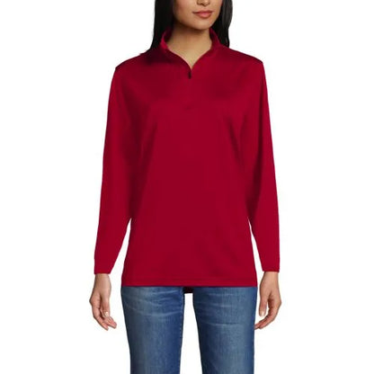 School Uniform Unisex Rapid Dry Quarter Zip Pullover