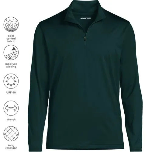 School Uniform Unisex Rapid Dry Quarter Zip Pullover