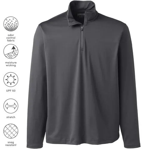 Unisex Rapid Dry Quarter Zip Pullover