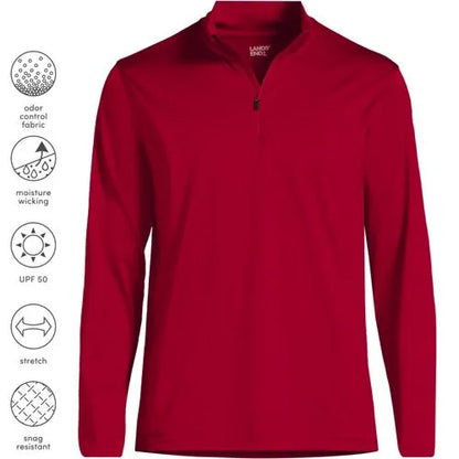 School Uniform Unisex Rapid Dry Quarter Zip Pullover