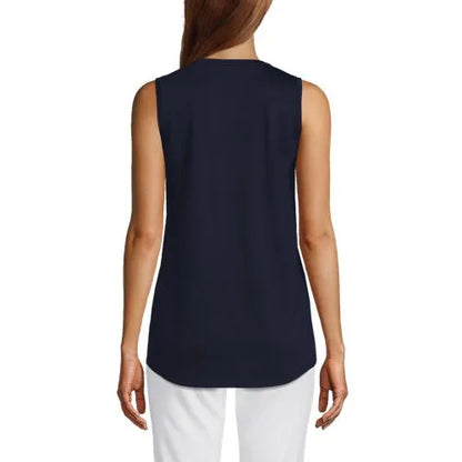 Women's Supima Cotton Tunic Tank Top