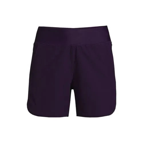 Women's Curvy Fit 5" Quick Dry Board Shorts Swim Shorts with Panty