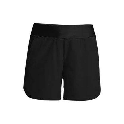 Women's Curvy Fit 5" Quick Dry Board Shorts Swim Shorts with Panty