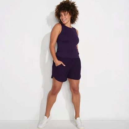 Women's Curvy Fit 5" Quick Dry Board Shorts Swim Shorts with Panty