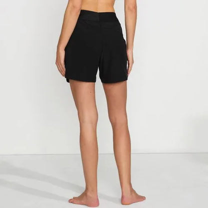 Women's Curvy Fit 5" Quick Dry Board Shorts Swim Shorts with Panty