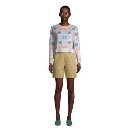 Women's Pull On 7" Chino Shorts
