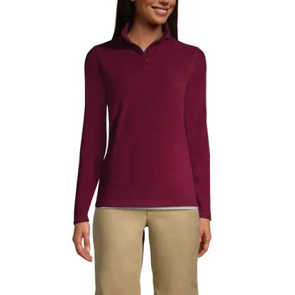 Women's Lightweight Fleece Quarter Zip Pullover