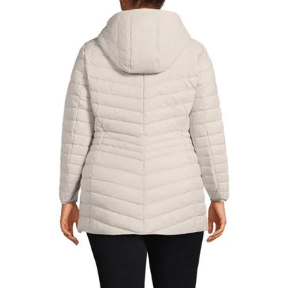 Plus Size Wanderweight Packable Down Long Jacket