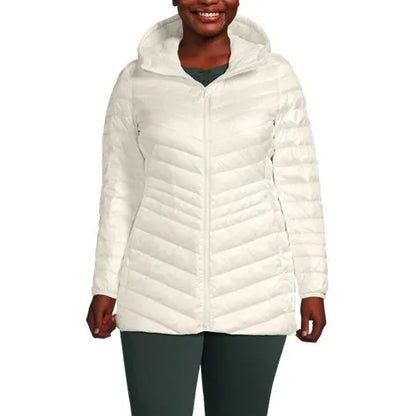 Plus Size Wanderweight Packable Down Long Jacket