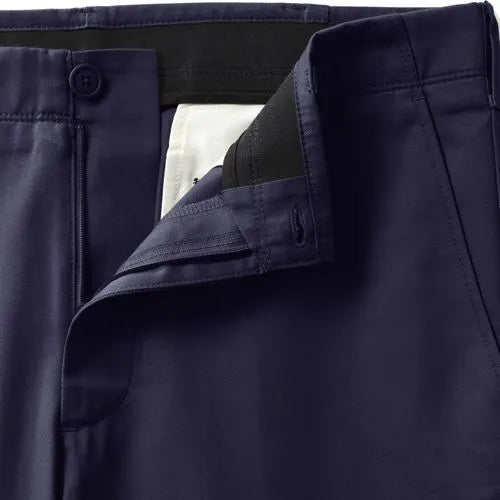 School Uniform Men's Tailored Fit Plain Front Chino Pants