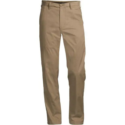 School Uniform Men's Tailored Fit Plain Front Chino Pants