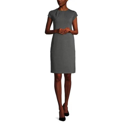 Women's Short Sleeve Ponte Dress
