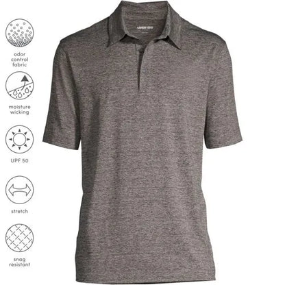 Men's Rapid Dry Space Dye Polo Shirt