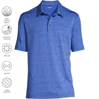 Men's Rapid Dry Space Dye Polo Shirt