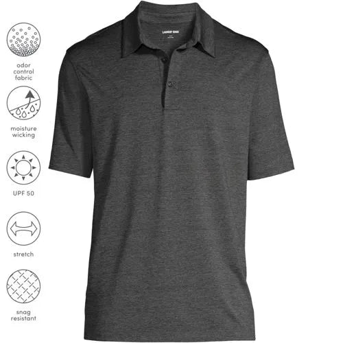 Men's Rapid Dry Space Dye Polo Shirt