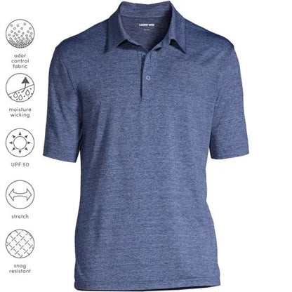 Men's Rapid Dry Space Dye Polo Shirt