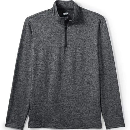 Unisex Rapid Dry Space Dye Quarter Zip Pullover Shirt