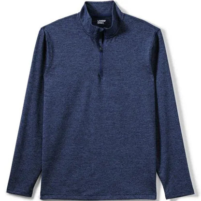 Unisex Rapid Dry Space Dye Quarter Zip Pullover Shirt
