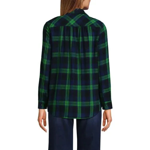 Flannel Boyfriend Long Sleeve Shirt