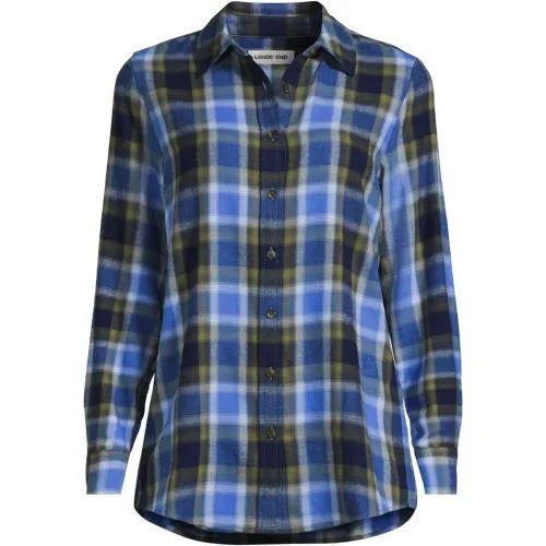Flannel Boyfriend Long Sleeve Shirt