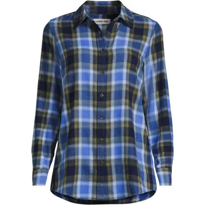 Flannel Boyfriend Long Sleeve Shirt