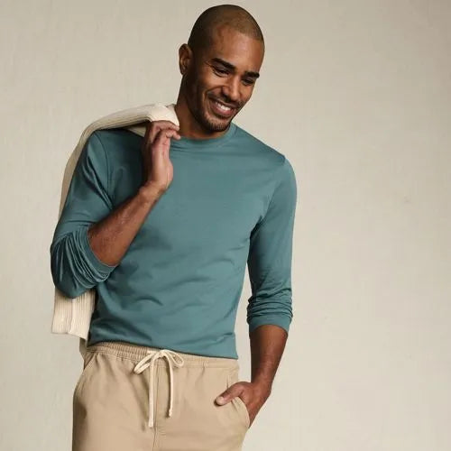 Men's Long Sleeve Cotton Supima Tee