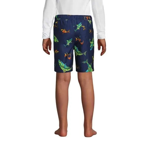 Boys Printed Volley Swim Trunks