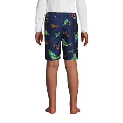 Boys Printed Volley Swim Trunks