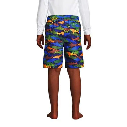 Boys Printed Volley Swim Trunks