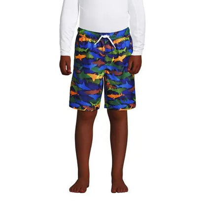 Boys Printed Volley Swim Trunks